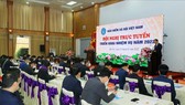 Bảo hiểm Xã hội Việt Nam tổ chức Hội nghị Tổng kết công tác năm 2021 và triển khai nhiệm vụ năm 2022 của ngành. Ảnh: TTXVN