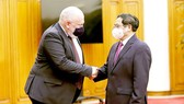 Thủ tướng Phạm Minh Chính tiếp Phó Chủ tịch điều hành Ủy ban Châu Âu (EC) Frans Timmermans đang thăm Việt Nam. Ảnh: TTXVN