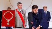 Ông Macron tại lễ nhậm chức ngày 7-5. Ảnh: REUTERS