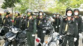 Công an TPHCM trong ngày ra quân. Ảnh: VIỆT DŨNG