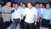 Thủ tướng Nguyễn Xuân Phúc thăm Cảng cá Cửa Việt