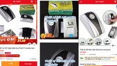 Thiết bị tiết kiệm điện được quảng cáo trên nhiều website bán hàng điện tử