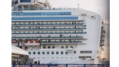 Tàu Diamond Princess tại cảng Yokohama hôm 12-2-2020. Ảnh: ZUMA Press