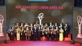 55 doanh nghiệp đoạt giải thưởng vàng chất lượng quốc gia