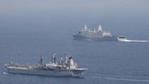 Ấn Độ cùng 3 nước châu Âu diễn tập hải quân