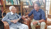 Phóng viên Báo SGGP phỏng vấn nhà nghiên cứu - sử gia  Nguyễn Đình Đầu
