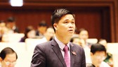 Đại biểu Quốc hội TP Hà Nội Ngọ Duy Hiểu phát biểu tại hội trường