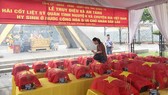 Lễ truy điệu và an táng 21 liệt sĩ hy sinh tại Lào. Ảnh: VOV