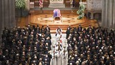 Lễ tang cố Tổng thống "Bush cha" ở Nhà thờ quốc gia, Washington DC., ngày 5-12-2018