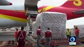 Máy bay Trung Quốc chở lô hàng dược phẩm viện trợ cho Venezuela. Ảnh: PressTV