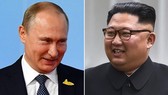 Tổng thống NgaVladimir Putin và nhà lãnh đạo Triều Tiên Kim Jong-un. (Nguồn: Sky News)