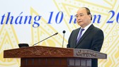 Thủ tướng Nguyễn Xuân Phúc phát biểu chỉ đạo tại Hội nghị. Ảnh: VGP
