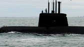 Tàu ngầm ARA San Juan tham gia một chiến dịch trên biển hồi năm 2013. Ảnh: AP