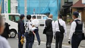 Cảnh sát điều tra tại hiện trường vụ tấn công bằng dao ở Kawasaki, tỉnh Kanagawa, Nhật Bản, ngày 28-5-2019. Ảnh: THX/TTXVN