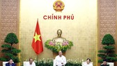 Thủ tướng Nguyễn Xuân Phúc chủ trì phiên họp Chính phủ thường kỳ tháng 5 năm 2019. Ảnh: TTXVN  ​