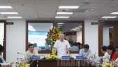 Đồng chí Phan Nguyễn Như Khuê phát biểu tại buổi họp báo. Ảnh: hcmcpv