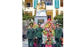 Quang cảnh lễ khánh thành tượng đài “Bác Hồ với chiến sĩ biên phòng”