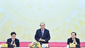 Thủ tướng Nguyễn Xuân Phúc phát biểu tại hội nghị. Ảnh: TTXVN