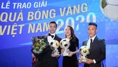 Văn Quyết, Huỳnh Như và Minh Trí đoạt Quả bóng Vàng Việt Nam 2020