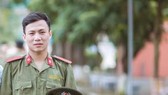 Trung úy Nguyễn Văn Chiến khi còn là sinh viên Học viện An ninh nhân dân. Ảnh: CAND
