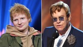 Hai ngôi sao nhạc pop Anh Ed Sheeran (trái) và Elton John