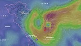 Bão số 9 di chuyển theo hướng Bắc Đông Bắc, suy yếu dần thành áp thấp nhiệt đới