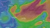 Ở vịnh Bắc bộ, vùng biển từ Quảng Trị đến Cà Mau và nhiều khu vực ở Biển Đông, không khí lạnh đã gây ra gió mùa Đông Bắc cấp 6 đến 7, giật cấp 9. Ảnh: vndms