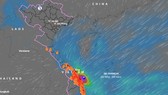 Từ chiều tối 27 đến sáng 28-12, khu vực từ Thừa Thiên-Huế đến Phú Yên tiếp tục có mưa vừa, mưa to, có nơi mưa rất to. Ảnh: vndms