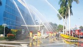 Diễn tập chữa cháy tại khu vực văn phòng thuộc nhà điều hành VWS
