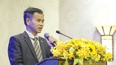 Ông Phạm Hữu Toản - Phó Giám đốc Tài chính Tập đoàn Xây dựng Hòa Bình chia sẻ tại sự kiện