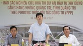Ông Võ Văn Hưng, Chủ tịch UBND tỉnh Quảng Trị phát biểu khai mạc hội thảo