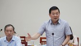 Giám đốc Sở TN-MT TPHCM Nguyễn Toàn Thắng phát biểu tại buổi giám sát