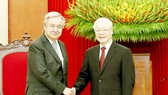 Tổng Bí thư Nguyễn Phú Trọng tiếp Tổng Thư ký LHQ Antonio Guterres. Ảnh: VIẾT CHUNG