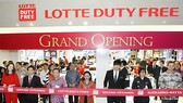  the opening ceremony of its first overseas shop at Jakarta International Airport in Indonesia on the same day. (Yonhap)