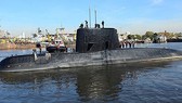 Tàu ngầm Argentina ARA San Juan lúc chưa bị mất tích. Ảnh: REUTERS