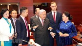 Chủ tịch Quốc hội Nguyễn Thị Kim Ngân hội kiến Tổng thống Cộng hòa Tatarstan thuộc Liên bang Nga
