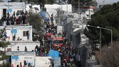 Hy Lạp: Cháy trại tị nạn lớn nhất trên đảo Chios