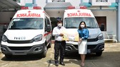 Sở Y tế Kiên Giang đã phân bổ 3 xe cứu thương do Sun Group tài trợ về cho huyện Vĩnh Thuận, Gò Quao và TP Hà Tiên để kịp thời phục vụ công tác phòng, chống dịch
