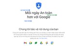 An toàn hơn cùng Google. Ảnh chụp màn hình