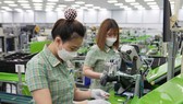 Một góc nhà máy sản xuất thiết bị di động của Samsung tại Thái Nguyên