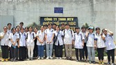 Sinh viên ngành Chăn nuôi Trường ĐH Nông Lâm TPHCM tham quan, học tập tại Công ty TNHH Giết mổ gia súc Tân Bình (tỉnh Bình Dương)