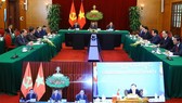 Quang cảnh buổi hội đàm. Ảnh: TTXVN