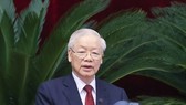 Tổng Bí thư Nguyễn Phú Trọng phát biểu chỉ đạo hội nghị, sáng 29-11-2022. Ảnh: VIẾT CHUNG