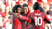 Liverpool vẫn lệ thuop65c vào bộ ba tấn công Mo Salah, Firmino và Sadio Mane.