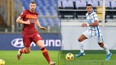 Edin Dzeko  Roma) và Alexis Sanchez (Inter)