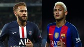 Neymar ở PSG và ở Barcelona