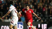 Gareth Bale tung lưới Thụy Sĩ pở vòng loại Euro 2012
