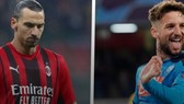 Zlatan Ibrahimovic (Milan) và  Mertens (Napoli)