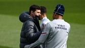 Pochettino và Kylian Mbappe
