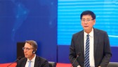 Ông Mai Hùng Dũng, Phó Chủ tịch Thường trực UBND tỉnh Bình Dương phát biểu tại buổi họp báo